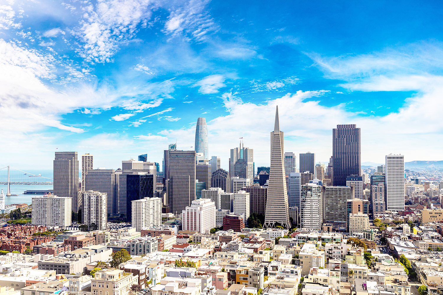 Aerial view of San Francisco
